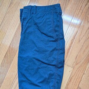 Mens Express Size 32 Flat Front Blue Shorts